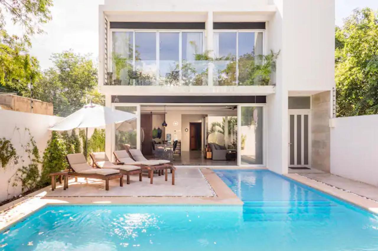 Вилла Casa Cuatro Vientos Тулум Экстерьер фото