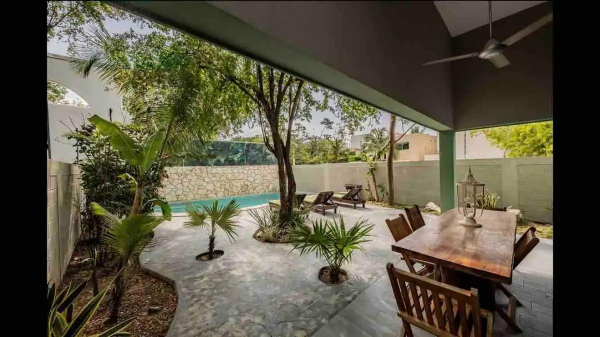 Вилла Casa Cuatro Vientos Тулум Экстерьер фото